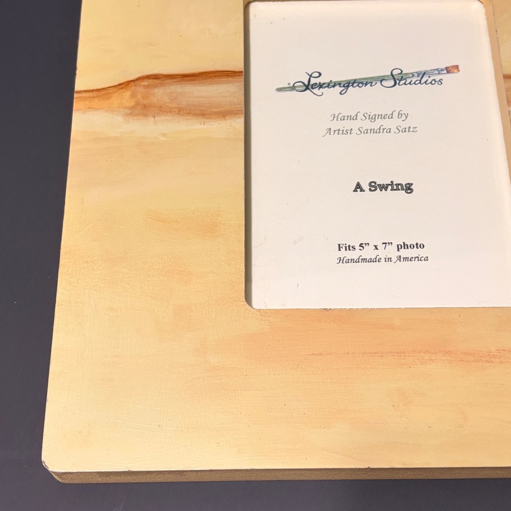 Lexington Studios Sandra Satz A Swing Golf Wood Picture Frame 5x7 Bill Campbell - Picture 9 of 16
